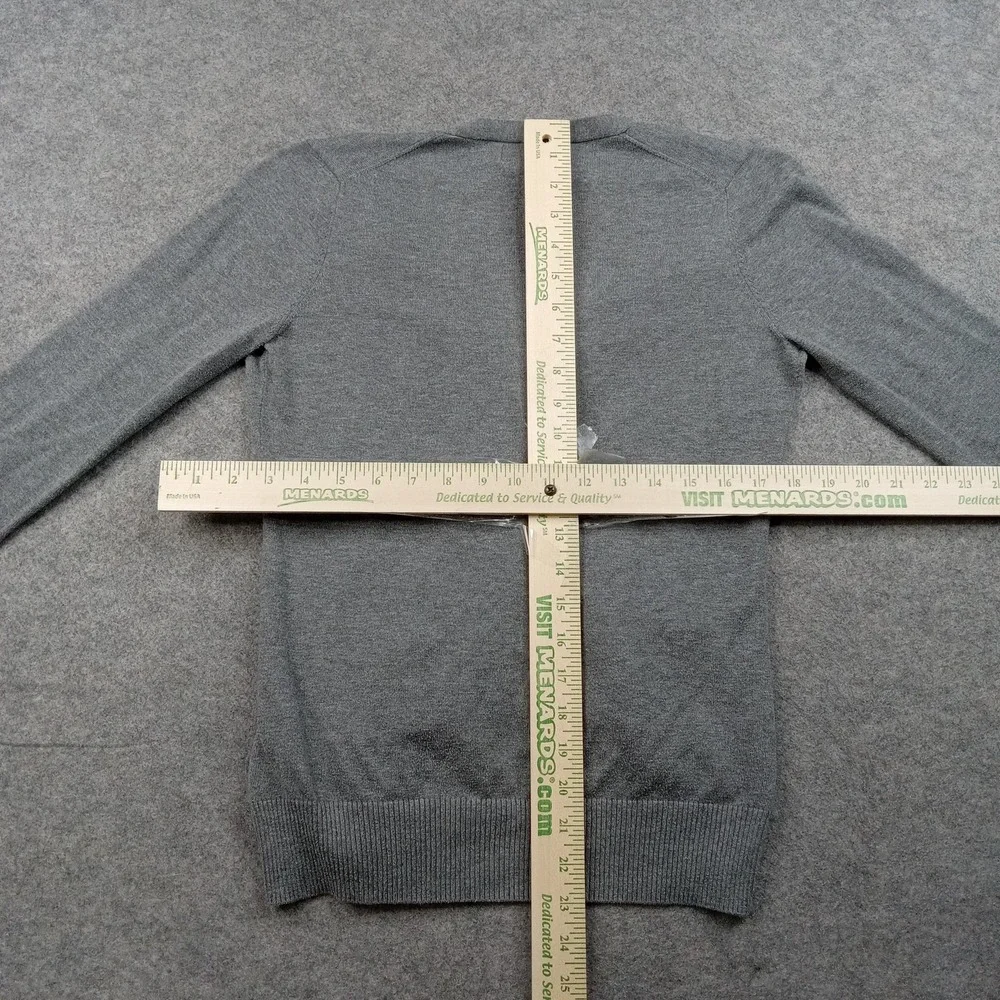 Ralph Lauren Cardigan Sweater Kids‎ 16 Gray Supima Cotton Button Front Logo